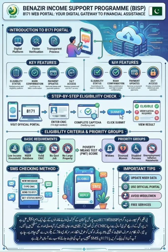 8171 Web Portal Guide 2026 Check Eligibility Criteria Online Using CNIC